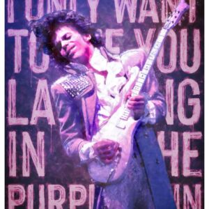 laughing in the purple rain
