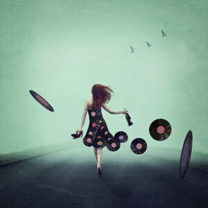 girl put your record on