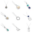 selection of sea gems silver jewellery