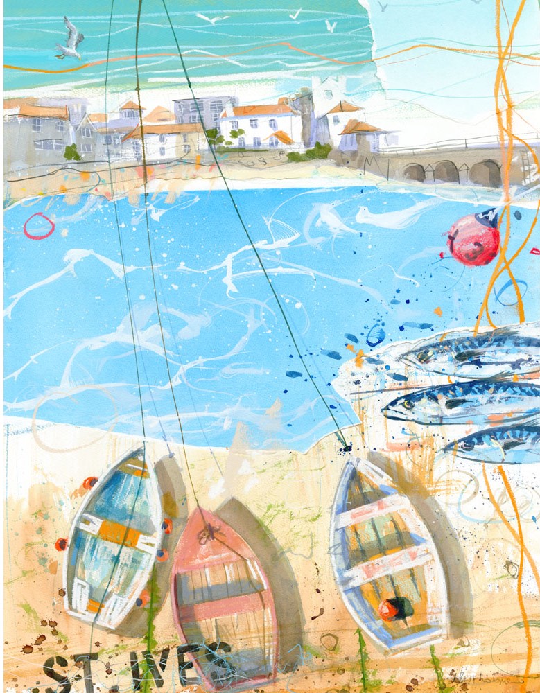Cornish Montage Series - St Ives