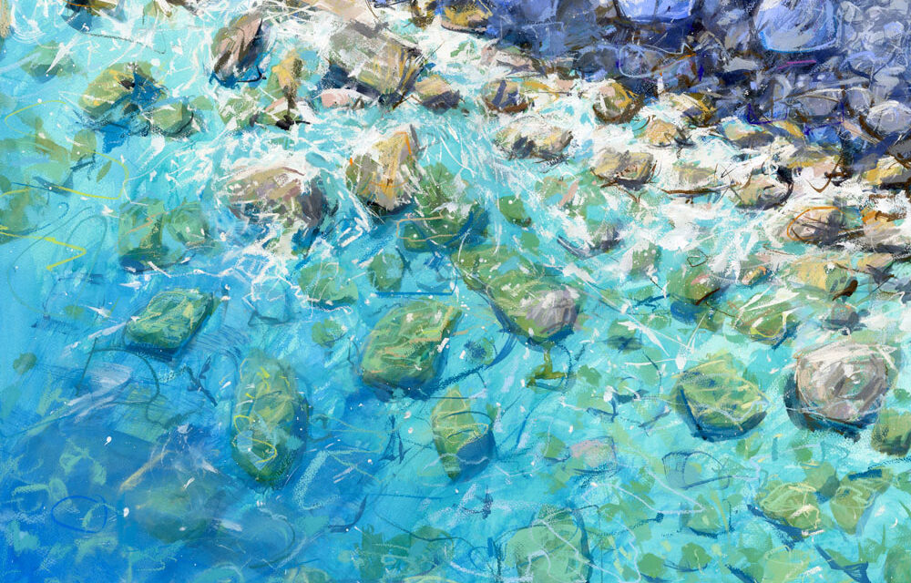 Rocks at Myrtos Beach