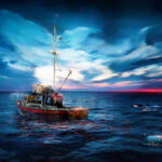 Image of boat from Jaws film