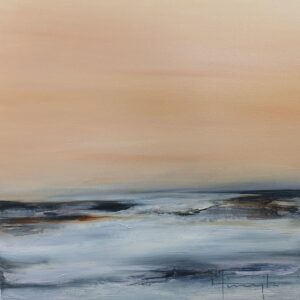 painting of Broager, Denmark