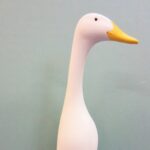 ceramic white duck tall