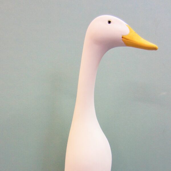ceramic white duck tall