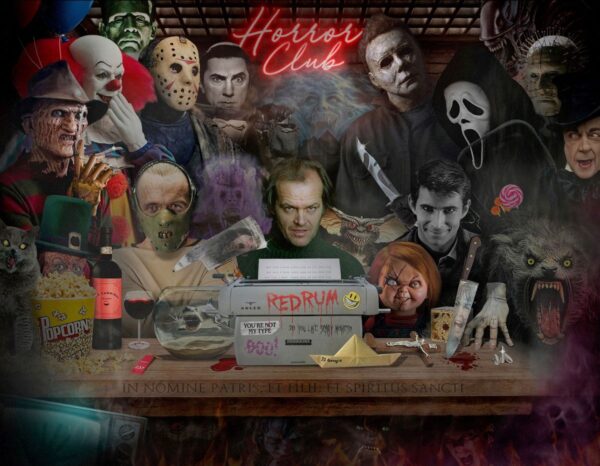 compilation of people from scary movies