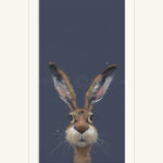 Pastel drawing of a hare