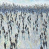 moody blues Crowd of people painting