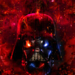 Darth Vader scene from film star wars