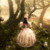 Girl in wood from film Labyrinth