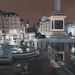 Rainy Night, Trafalgar Square