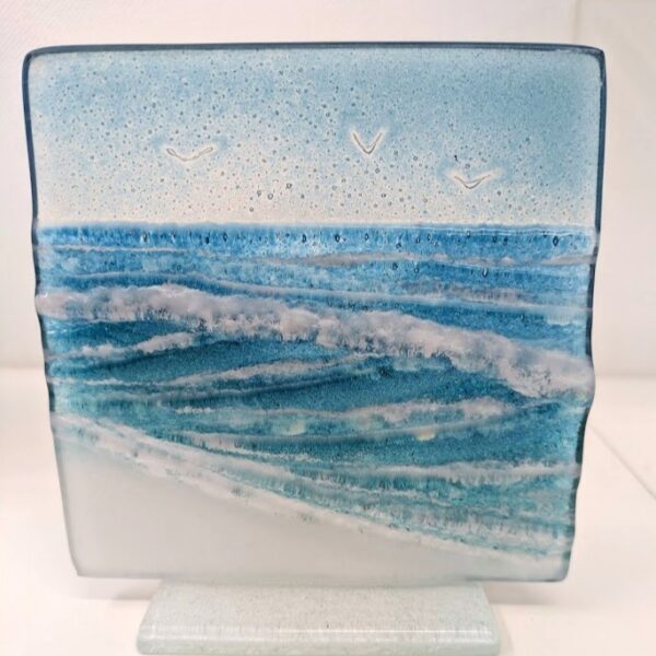 small seascape seascape - textured glass
