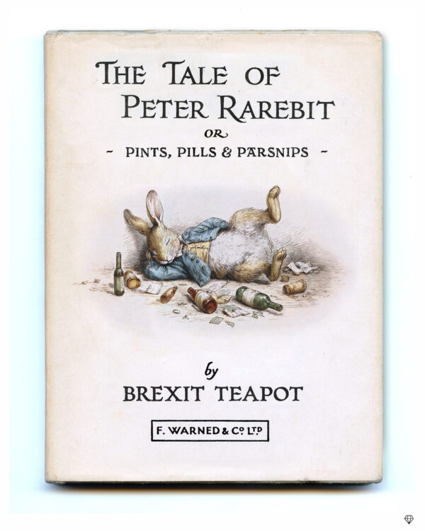 Peter Rabbit Book Cover parody