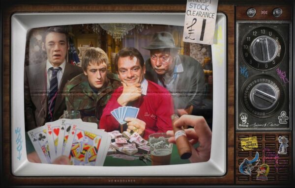 Thats not the hand that I dealt you Scene from TV programme Only Fools and Horses
