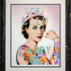 colour queen tattoo studio stencil Queen Elizabeth II