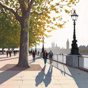 Early Autumn On The Queen's Walk