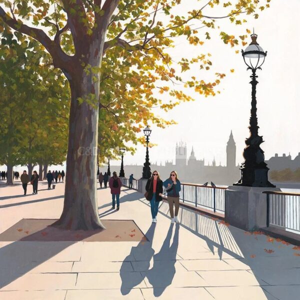 Early Autumn On The Queen's Walk