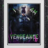 Image of batman stencilled with I Am Vengenge.