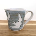 Cream jug with seagull design