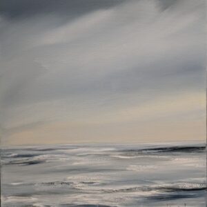 sea scape in blue