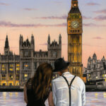 Westminster sunset