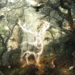The Stag in the forbidden forrest in Harry Potter