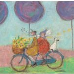 Mr Mustard riding his bike