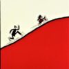 Dennis being chased uphill Dennis the Menace Uphill Chase