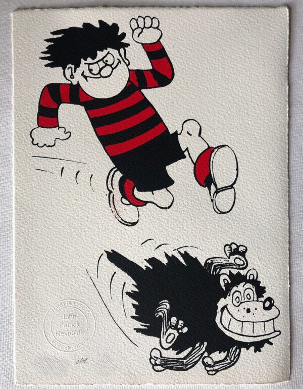 dennis_and_gnasher_run for it Dennis and Gnasher Run For It
