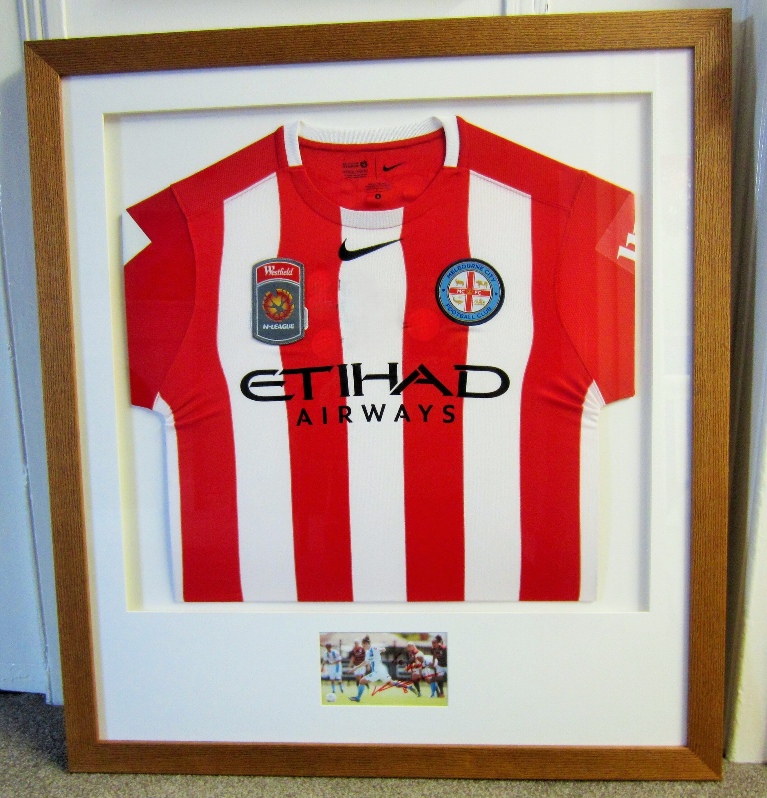 framed football shirt