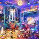 picture of childs bedroom full of Star Wars toys
