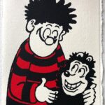 Dennis Hugs Gnasher