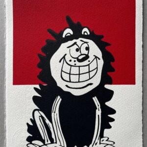 Happy Gnasher the dog