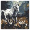 Picture of Galloping White Horse
